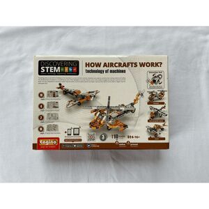 Engino Discovering STEM How Aircrafts Work, Activity/STEM Set, Learning Set, New